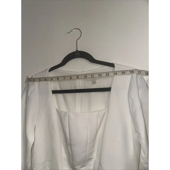 Ted Baker London Astrid‎ Pencil Dress White Long Sleeve Size 2